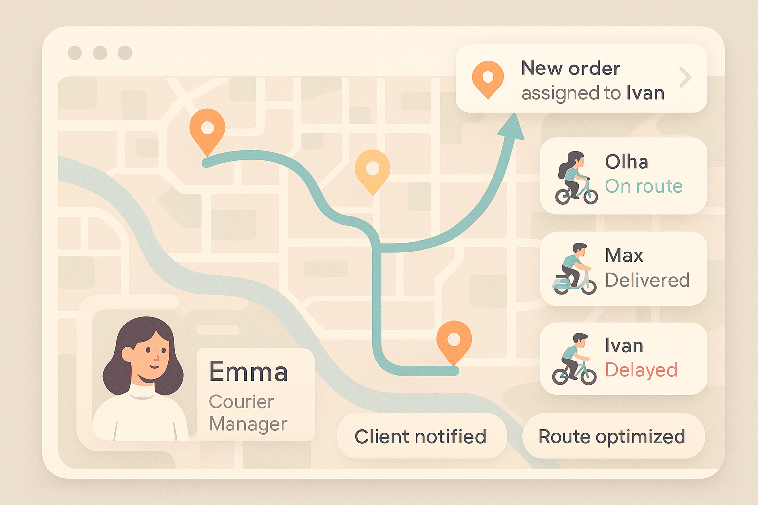 Менеджмент курʼєрів